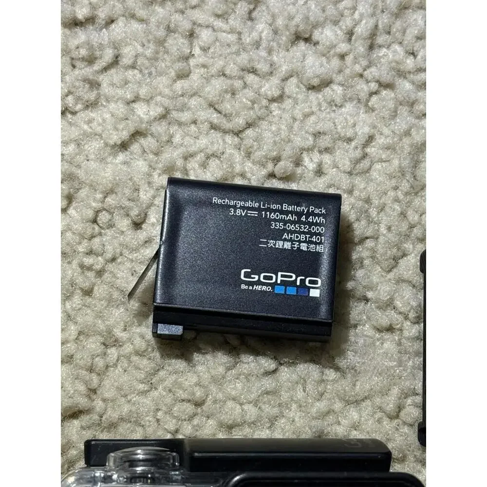GoPro HERO4 Black Action Camera + Battery & Waterproof Housing – Powers On